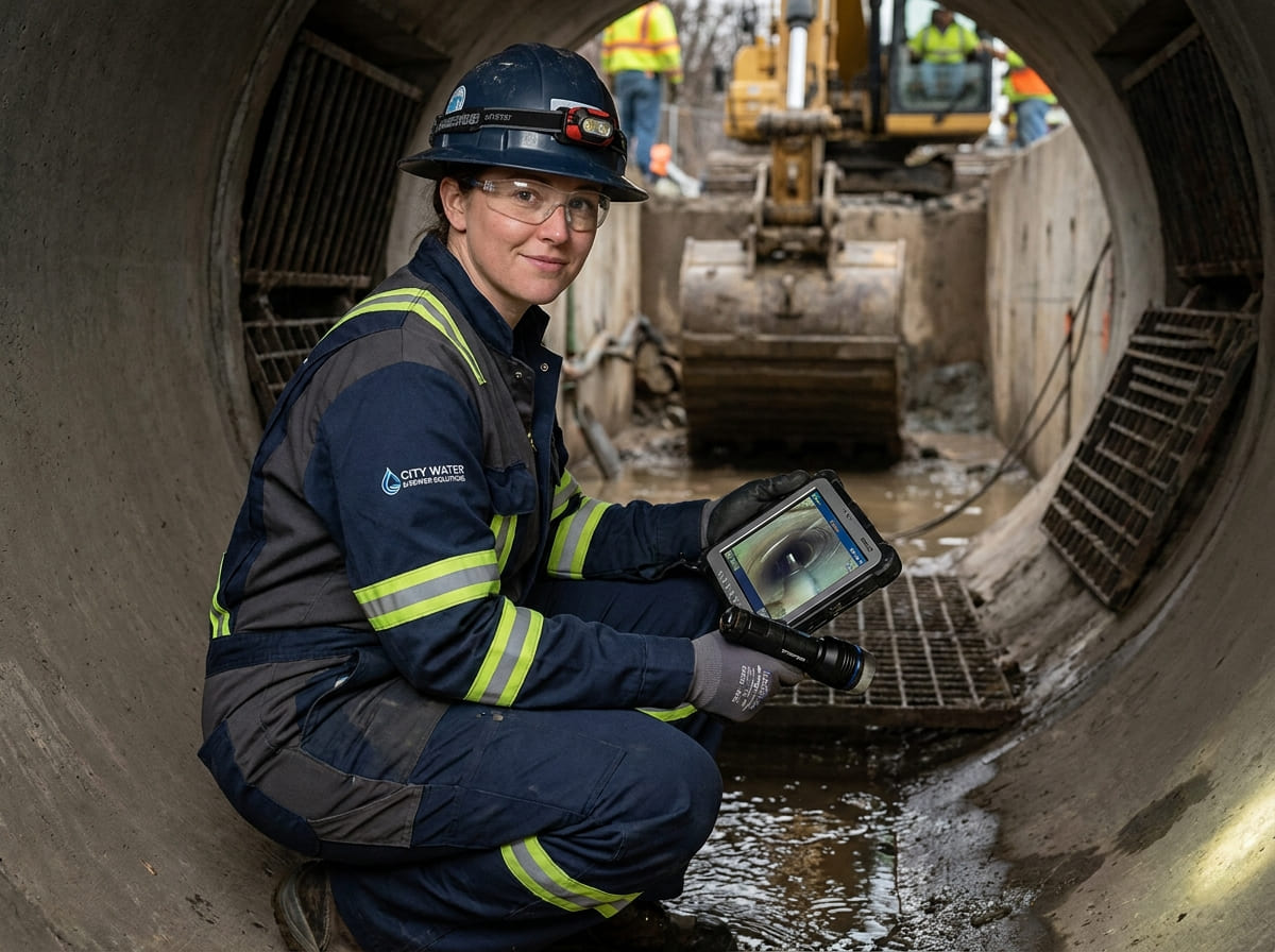 Sewer Line Inspection & Replacement in Avery